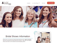 Tablet Screenshot of bridalextravaganza.com